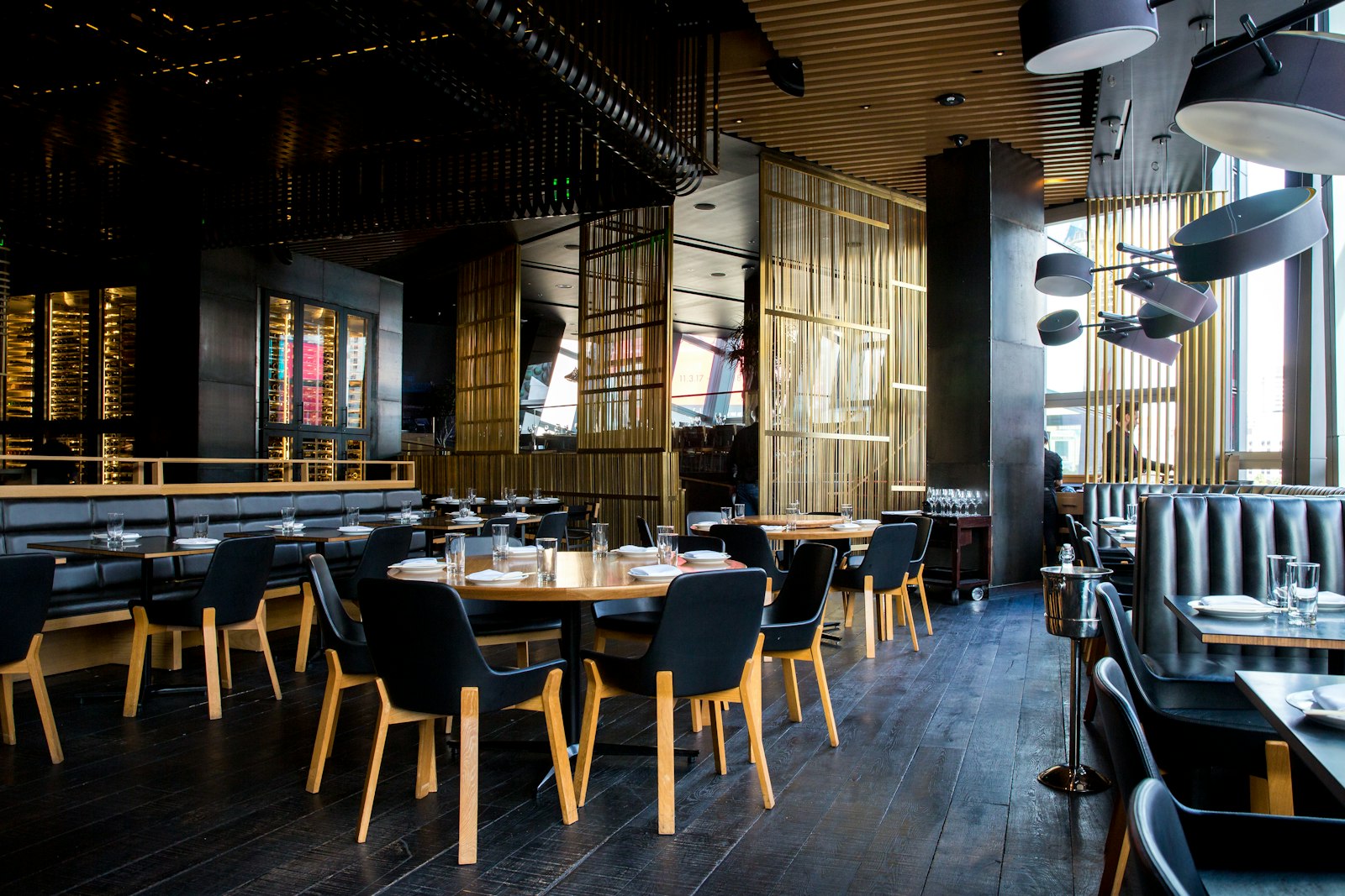 A carefully prepared table and food presentation in a hotel restaurant